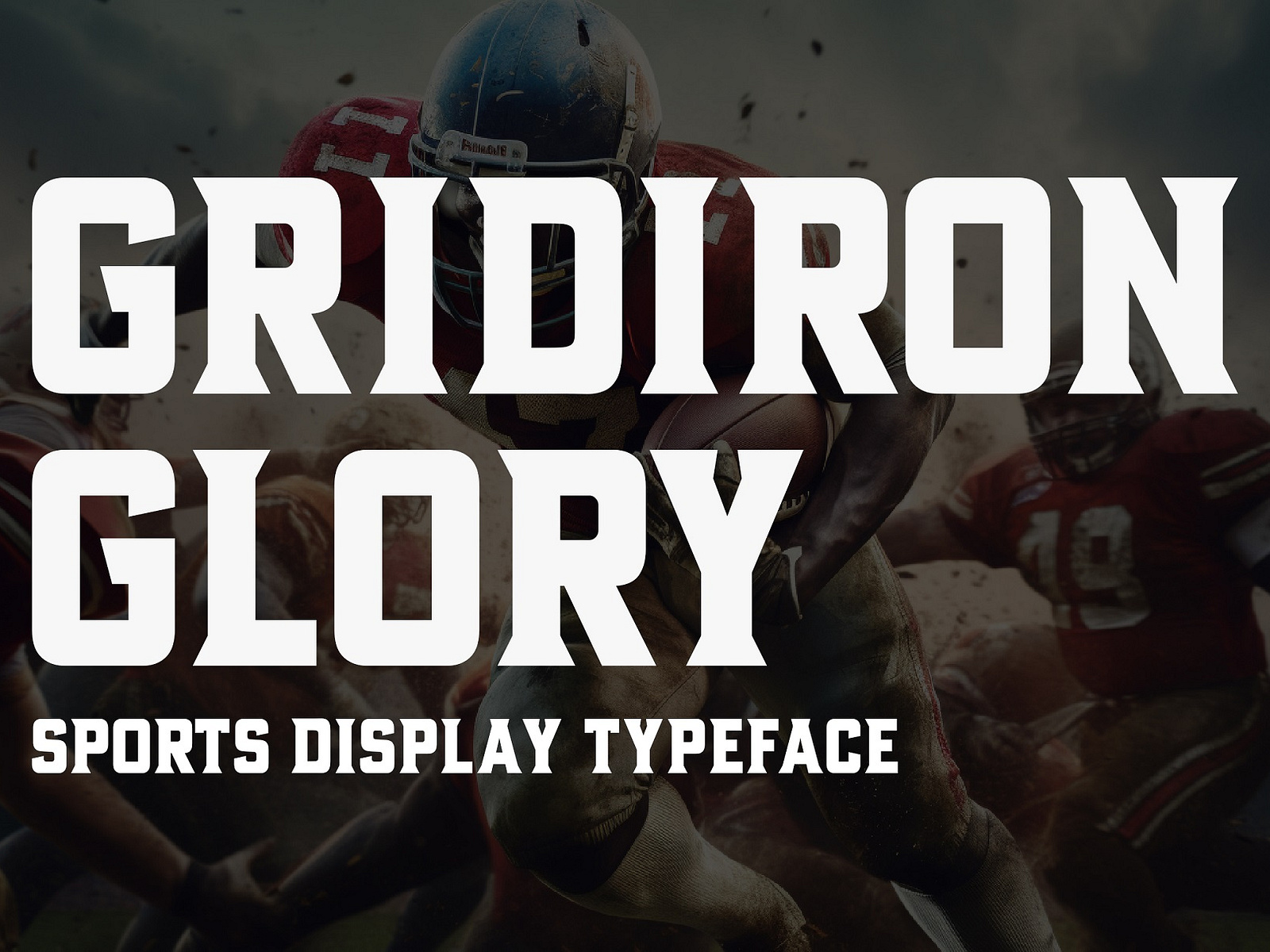 Gridiron Glory Sport Typeface by HipFonts on Dribbble