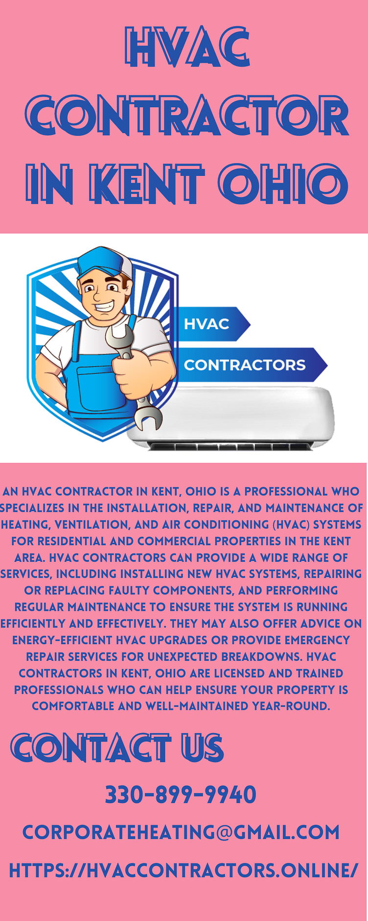 HVAC Contractor in kent ohio by Hvac contractors on Dribbble