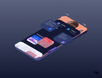 3D Perspective 3d app dailyui design ui ux uxdesign