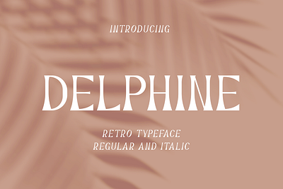Delphine - Elegant Typeface HipFonts boutique branding design elegant fashion font gorgeous graphic design illustration logo modern motion graphics retro style typeface vintage