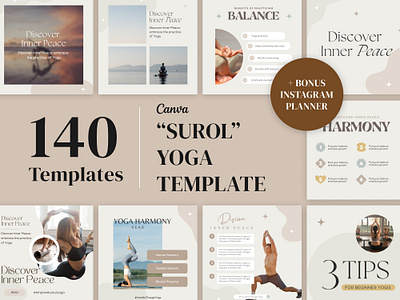 Coach Instagram Templates for Canva canva design canva template instagram instagram post instagram stories instagram template ui