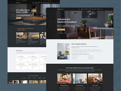 Stella Orre - Architecture And Interior Web Design architecture branding builder building business clean company construction corporate creative design gallery house illustration interior design logo multipurpose parallax ui ux