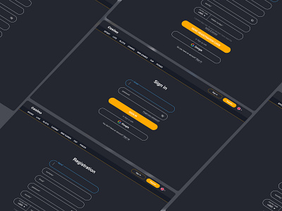 Casino Sign in/Registration pages casino design figma fun gambling joy live casino online online casino registration registration field sign in slots sport ui uiux design ux web web page