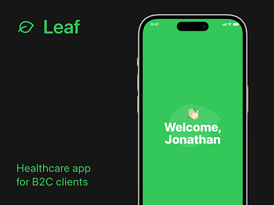 [2022] Leaf App app branding design graphic design health medicine minimal mobile ui ux