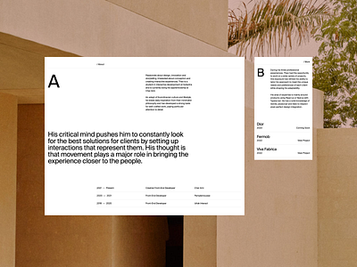 Portfolio 2023 — 001 branding design graphic design minimalist design modernist design swiss design typography ui ux webdesign