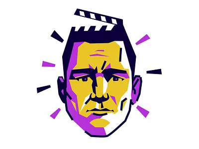 Vinnie Jones art cinema design illustration logo movie portrait sport vinnie jones