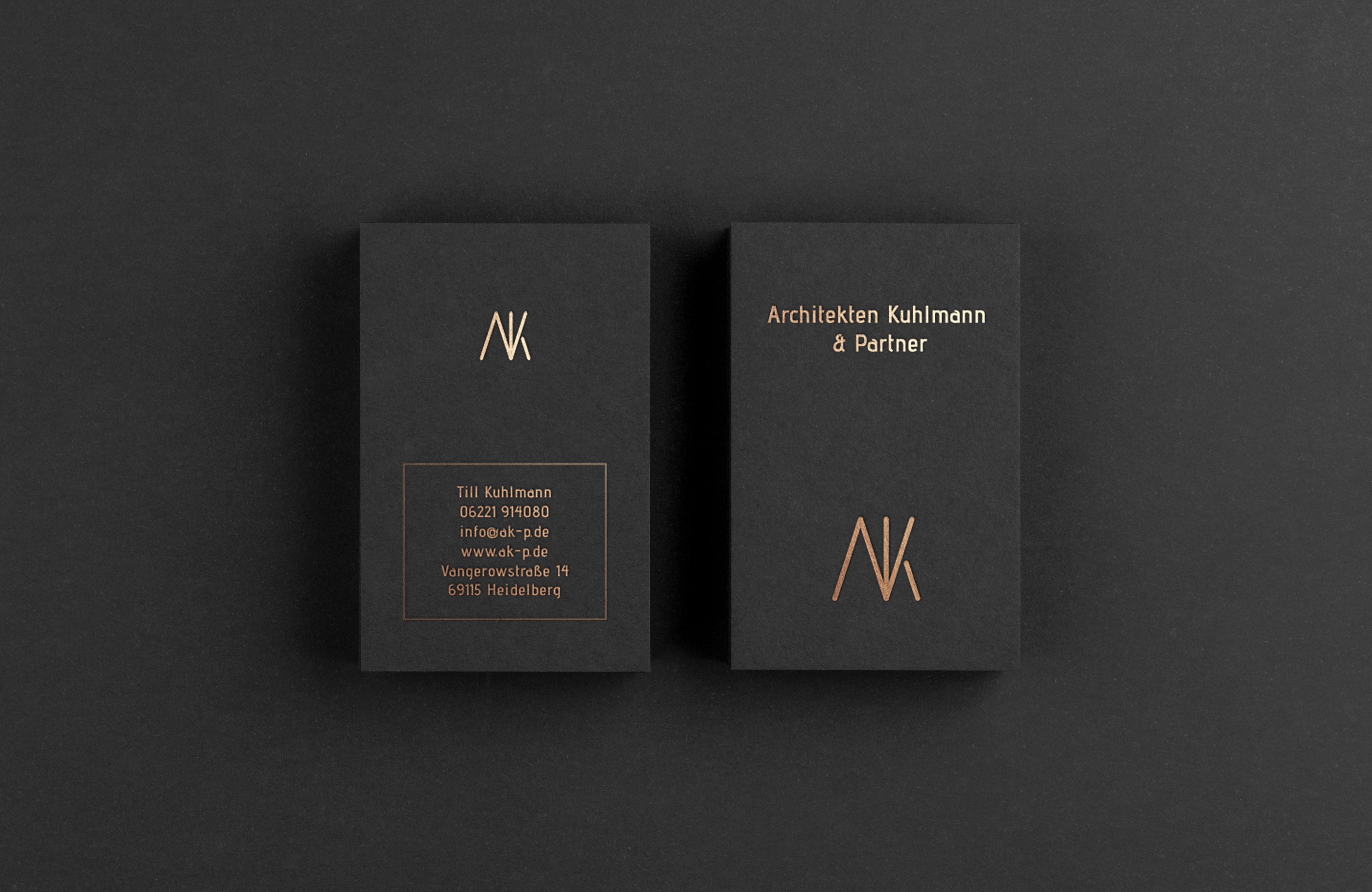 Architekten Kuhlmann & Partner abstract architect architekten bc branding business card business card design classy golden graphic design graphicsdaily logo logos luxury modern serious simple stationary