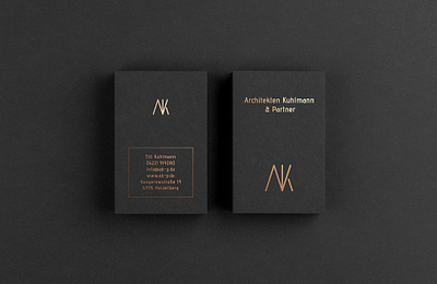 Architekten Kuhlmann & Partner abstract architect architekten bc branding business card business card design classy golden graphic design graphicsdaily logo logos luxury modern serious simple stationary