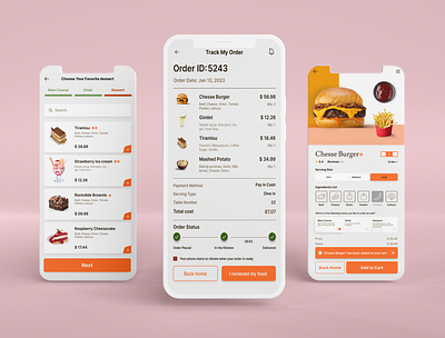 Food Delivery - Restaurant app app application branding delivery app design fast food figma food app food delivery graphic design mobile app restaurant app uiux