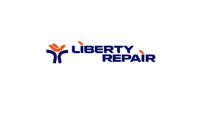 Liberty Repair NYC branding constraction logo nyc