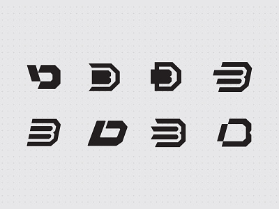 DB Monogram exploration branding creative design logo logotype minimal monogram symbol