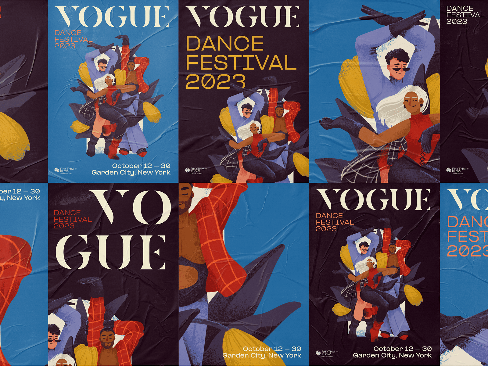 Dance Festival Poster Design Vogue By Tubikarts On Dribbble