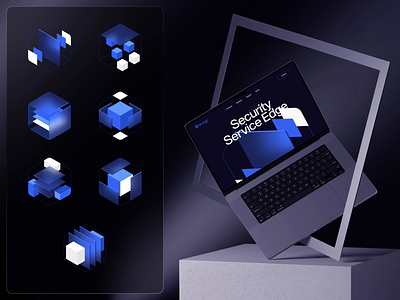 Skyhigh Security Platform — Case Study 3d b2b branding business cloud data design glass glassmorphism icons illustration logo platform security ui
