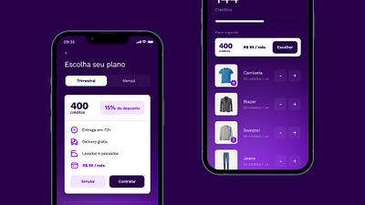 Laundry - Select plan app ios mobile plan price