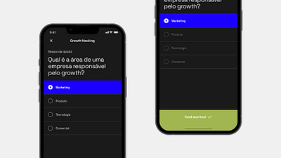 Newduca - Quiz app dark mode mobile quiz