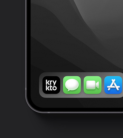 Krykto - App icon app branding design icon logo mobile