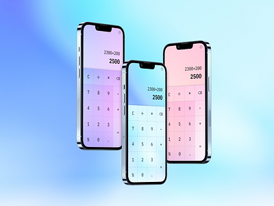 Calculator App UI Design appdesign calculator dailyuichallenge day4 mobiledesign ui uiuxdesign webdesign