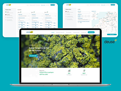 A web platform to assess air quality app application design illustration ui ux website