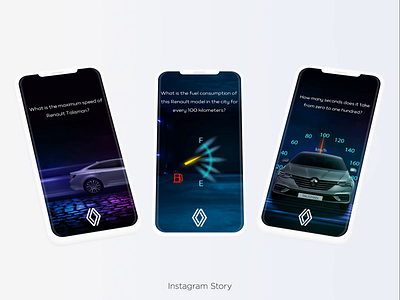 Renault branding creative creative design graphic design ill illustration instagram renault story symphony symphony agency ui