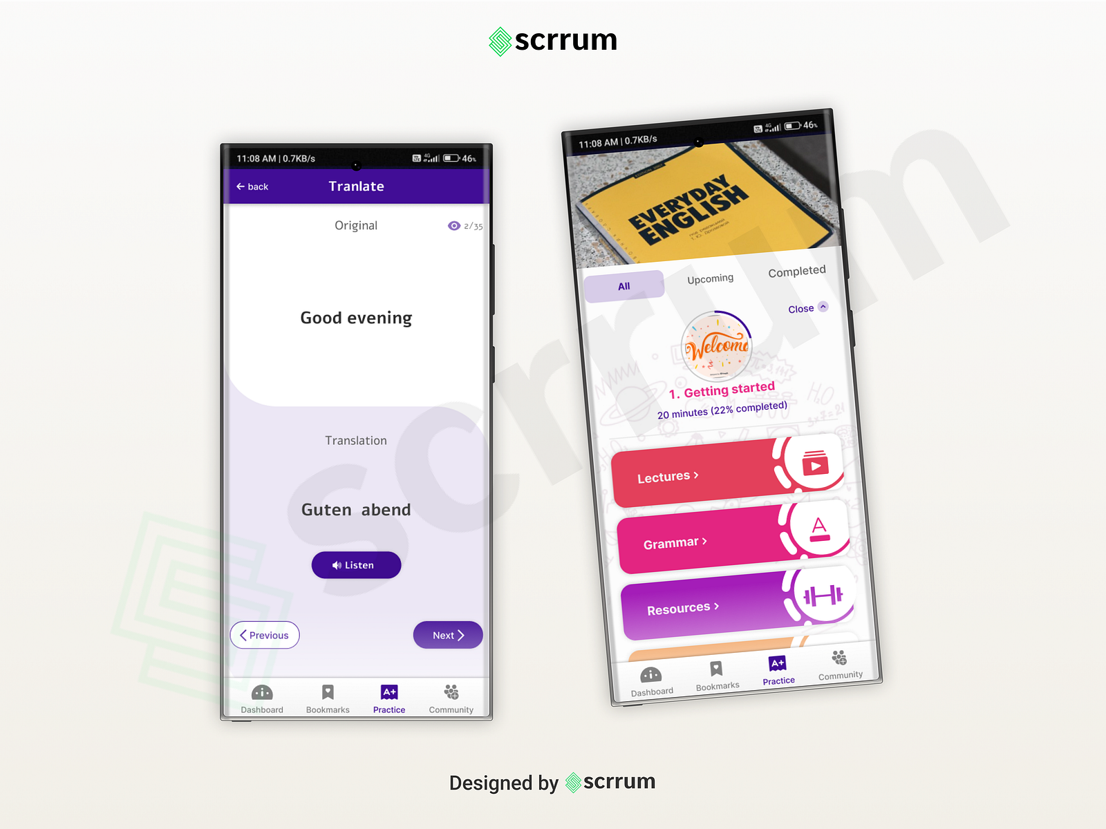 language-learning-app-by-scrrum-labs-on-dribbble