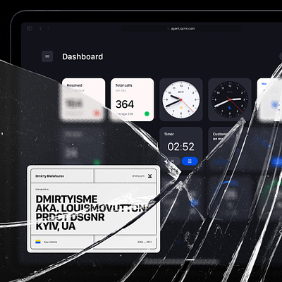 QCRM ® Dashboard ⨲ Widgets dashboard ui