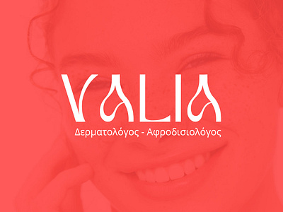 Valia | Dermatologist Branding brandapplications branding dermatologist dermatology design doctor graphic design logo medical medicalbranding socialmedia typography