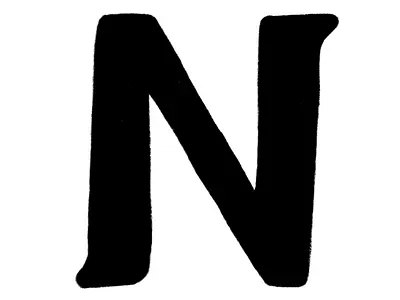 Letter N 36daysoftype animation design illustration logo procreate procreate app