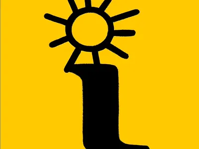 Letter i 36daysoftype animation design eclipse illustration logo moon procreate procreate app sun