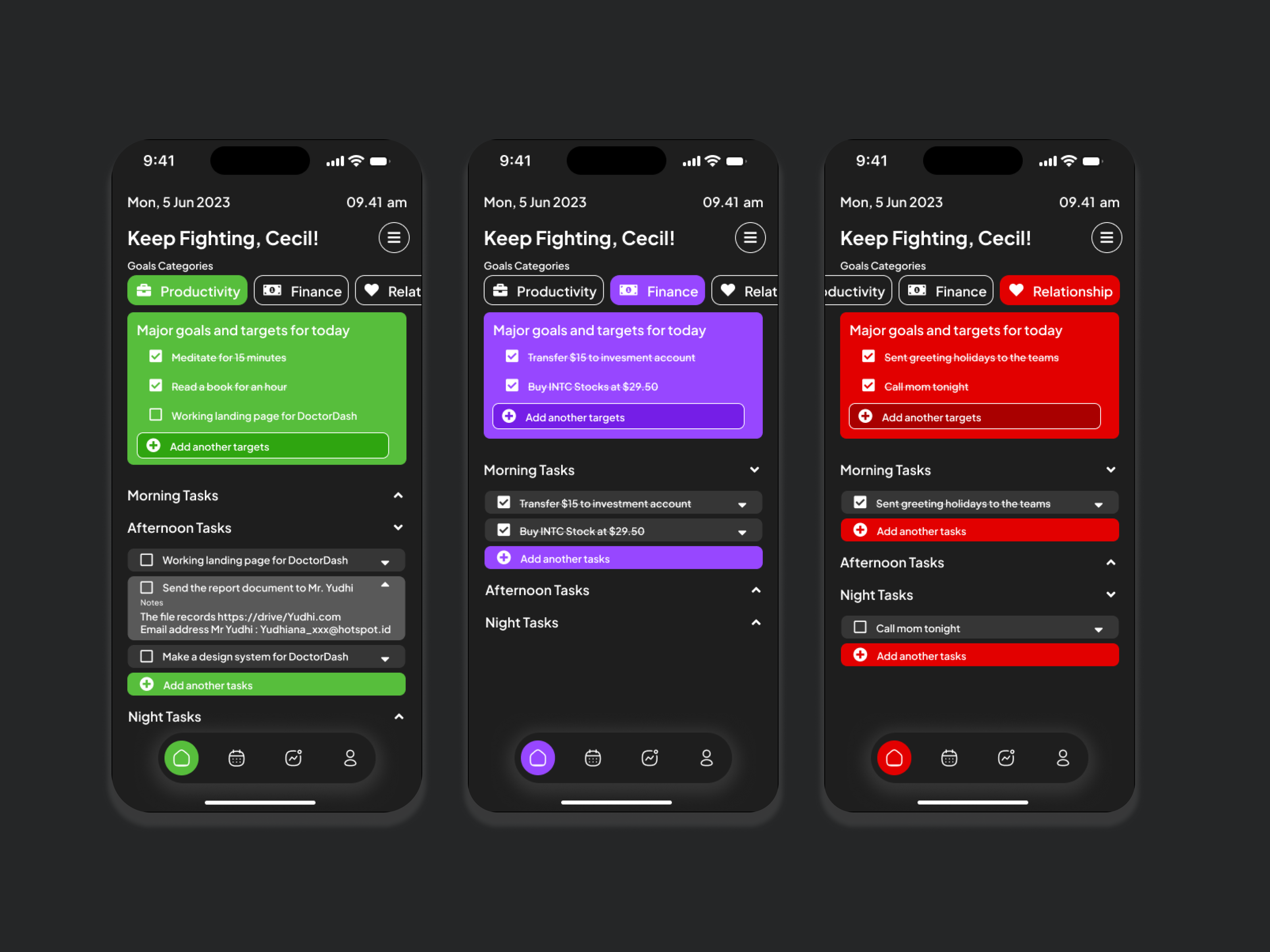 Example of Web/Mobile App UI/UX Design