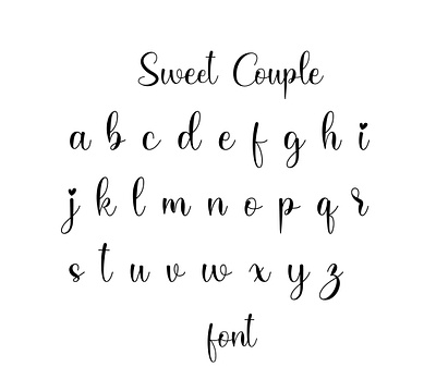 Sweet Couple Font app branding design graphic design illustration logo typography ui vector