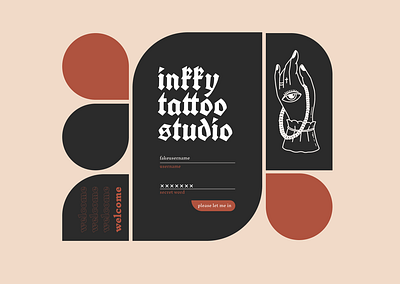 Sign Up · Tattoo Studio dailyui sign up tattoo ui