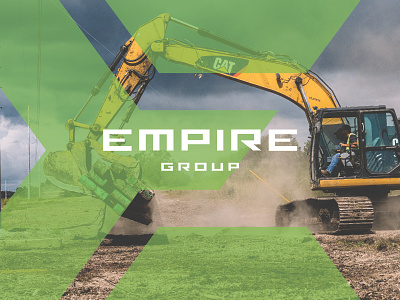 Empire Group blue collar brand identity civil construction construction machinery mississippi oil and gas photography pipeline