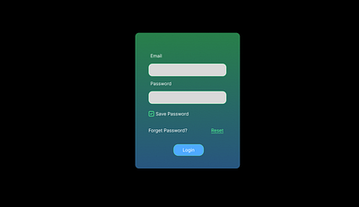 Dark Theme login pages branding figma ui ux