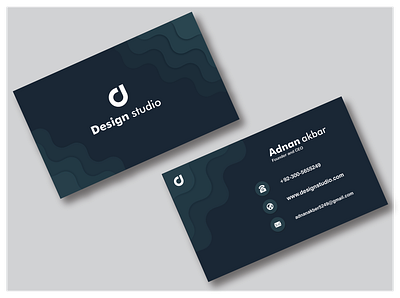 visiting card design in adobe illustrator logo ui