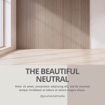 MINIMALIST NEUTRAL INTERIOR INSTAGRAM POST scandinavian