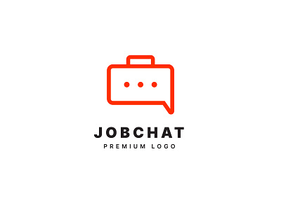 Chat job logo design branding design graphic design job logo logo logo design