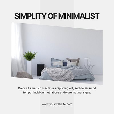 MINIMALIST GREY SIMPLE INTERIOR INSTAGRAM POST scandinavian