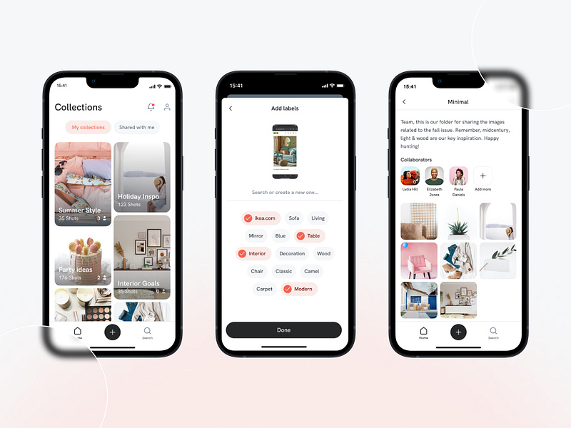 Applicate — Organizing App UI applicate collaboration collections design folders inspiration ios labelling light mode new app organisation organizing productivity smart tags tags ui ui design url user interface z1
