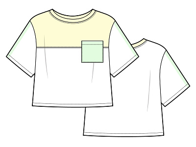 Half Sleeve Girls Oversized Crop T-shirt Template oversized t shirt vector women t shirt design