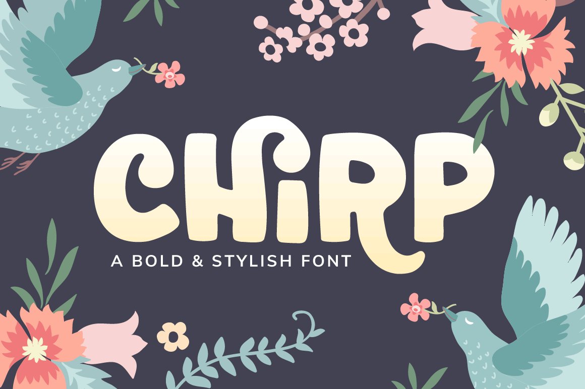 Chirp Font app branding design graphic design illustration logo typography ui ux vector