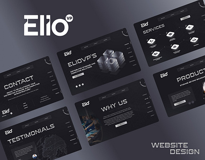 Elio (Website Design) design graphic design hardware it technology ui ux web design website