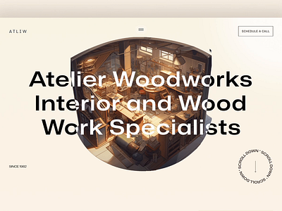 ATLIW Wood Furniture Shop animation clean design furniture shop homepage landingpage light design midjorney mordern shop testimonial typography ui ui ux ux website wood shop