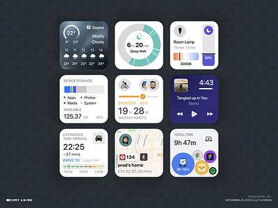Widgets | Design Challenge | Day 13/90 design designdrug pradspective pradyumna product design ui uiux watchmegrow