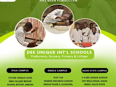 A school flyer branding graphic design