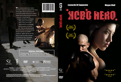 Hobo Hero DVD Cover adobe illustrator adobe photoshop branding cover art design dvd font logo type vector art