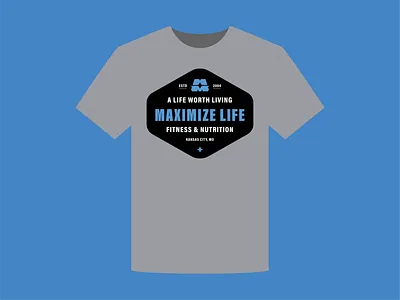 Maximize Life brand identity branding design identity logo logo design mark thick lines