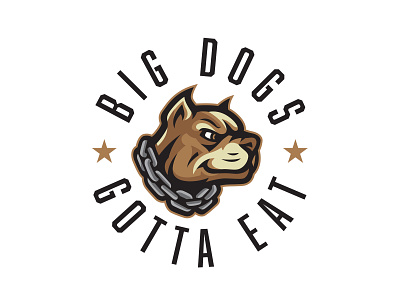 Big Dogs branding design dog graphic design illustration illustrator logo pitbull vector