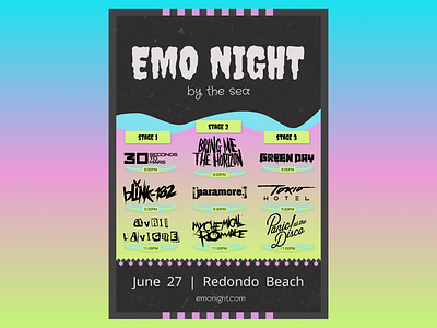 emo night poster emo emo night musical festival poster