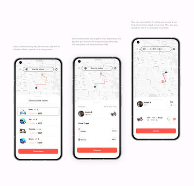 Ride sharing app design figma product design ride sharing userinterface ux
