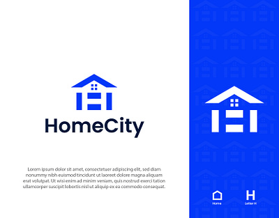 Home City - Logo design abstract branding creative graphic design graphic designer home home logo homecity logo logo design minimal minimalist logo